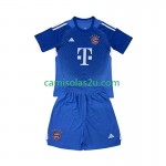 Camisolas de futebol Bayern München Guarda Redes Criança Equipamento Alternativa 2025/26 Manga Curta